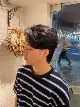 ミディアム メンズ ｄｕ：ｃ【デューク】垂水店所属・いしづか ゆうとのヘアスタイル