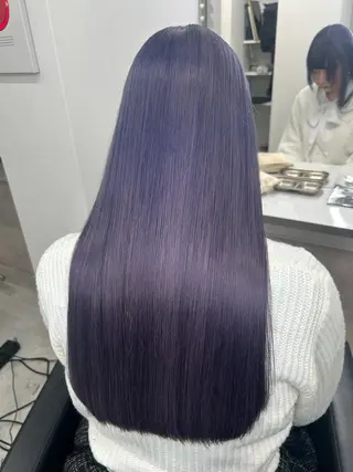 ロング カラー メンズ キッズ MOE🌙 博多ハイトーンのヘアスタイル