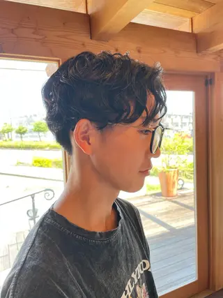 ショート メンズ aim of garnet所属・アンドウ ソラのヘアスタイル