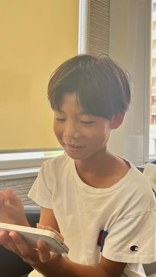 キッズ rowland所属・坂田 一心のヘアスタイル