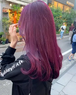 セミロング カラー ピンクベージュ/新潟 万代/高橋桃葉🍑のヘアスタイル