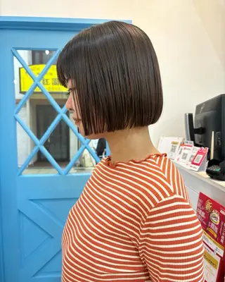 ショート ボブ／ミニボブ／ akaneのヘアスタイル