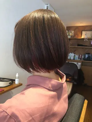 ミディアム カラー ヘアアレンジ 吉田 俊輔のヘアスタイル