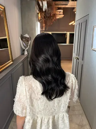 ロング カラー ヘアアレンジ 関口 玲那のヘアスタイル