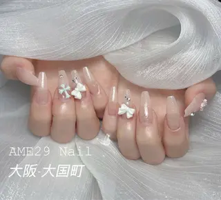 ロング AME29 Nail ネイルサロンのネイルデザイン