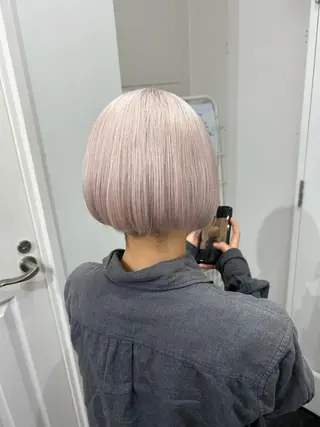 ショート カラー 🥣ミコト/ウルフ ハイトーン特化🥣のヘアスタイル