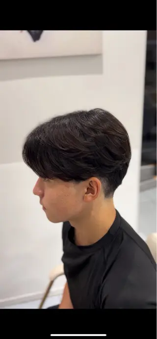 ショート パーマ メンズ 🔮メンズ縮毛矯正 毛流れパーマ💎竹永のヘアスタイル