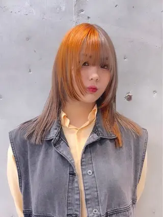 ロング カラー 🌥️かずき🌥️ 寒色.デザイン特化のヘアスタイル