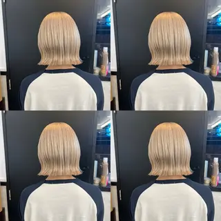 ショート カラー ヘアアレンジ 🎀韓国ヘア/ 髪質改善 このは🎀のヘアスタイル