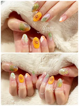 ネイル フルリール 【プライベートサロンのネイルデザイン