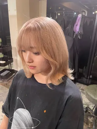 カラー La fith hair ray 札幌店所属・顔まわり/W カラー/リョウのヘアスタイル