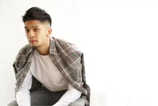 メンズ MIZUHO / ダブルカラー髪質改善のヘアスタイル