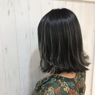 ミディアム カラー 💍艶カラー KAREN💍のヘアスタイル