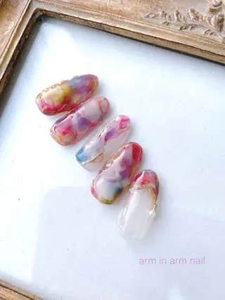 ネイル arm in arm ︎✿Yamamotoのマツエク・マツパデザイン