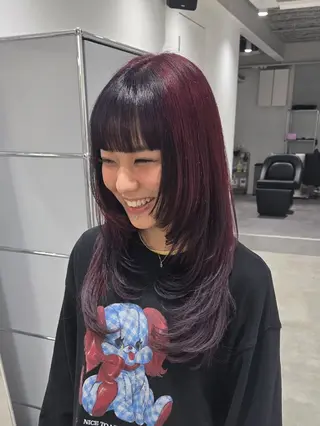 ロング カラー YOKUTO/ボブ ︎/6日空き️⭕️のヘアスタイル