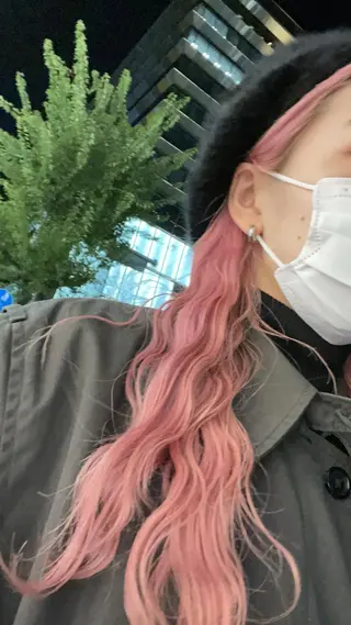 ロング カラー ヘアアレンジ 【柔らか透明感✨/ 似合せ前髪】大石葉月のヘアスタイル