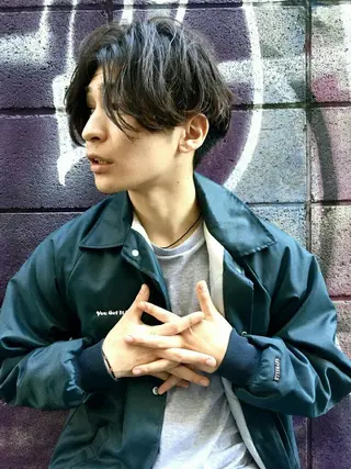 ショート パーマ ☕️ベージュカラー 内藤光哉☕️のヘアスタイル