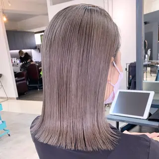 セミロング vain　渋谷【ヴェイン シブヤ】所属・Rio / 縮毛矯正🍒のヘアスタイル