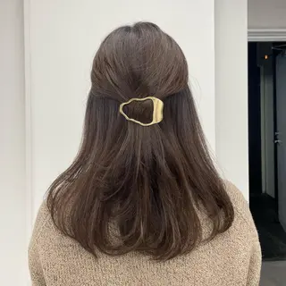 ロング カラー ヘアアレンジ 愛結 暖色カラー🎀🩰のヘアスタイル