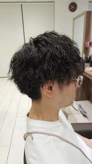 メンズ パーマ パーマ/縮毛矯正/ 韓国ヘア/副店長和田のヘアスタイル