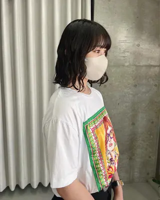 ショート パーマ ボブパーマコテ巻き風 パーマNo1深江秀平のヘアスタイル