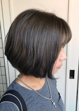 ショート yeope所属・ハイトーンカラー ブリーチ専門・天神のヘアスタイル