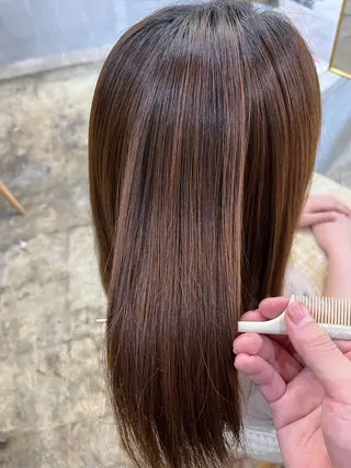 ミディアム 髪質改善 十河　勇作のヘアスタイル