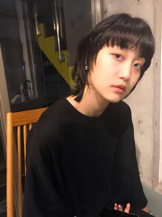 ショート 🌈圧倒的デザイン パーマ　関和希のヘアスタイル