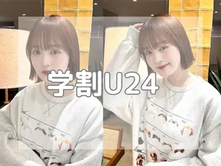 セミロング ハッシュカット🖤 レイヤー/透けカラーのヘアスタイル