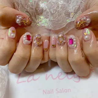 ネイル La neige* yuki 🥯🍑のネイルデザイン