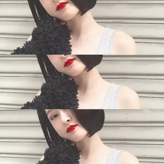 ショート カラー ヘアアレンジ As hair所属・柔らか垢抜けｶﾗｰと ｶｯﾄ🫧ASUKAのヘアスタイル