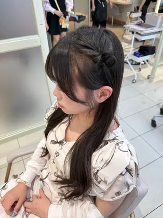 ロング ヘアアレンジ カラー/ヘアセット Nanami💗のヘアスタイル