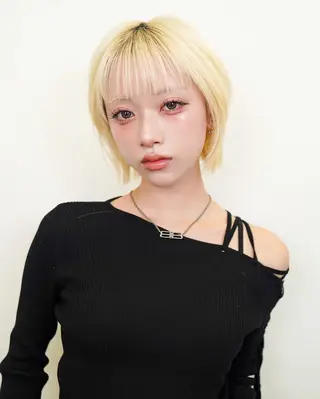 ミディアム カラー La fith hair elan所属・lafithhair élanのヘアスタイル