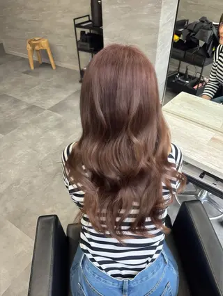 セミロング カラー 垢抜けのプロ🪄 honoのヘアスタイル