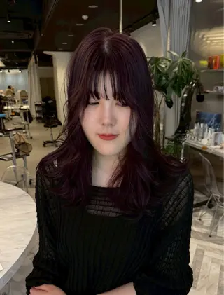 ロング カラー 酸性ストレート /ハイトーン/つばさのヘアスタイル