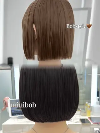 ショート カラー COAGINZA /ボブ/ERINAのヘアスタイル