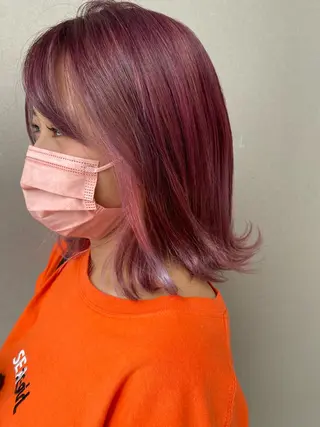 ショート カラー マツモト カラー/ショートボブのヘアスタイル