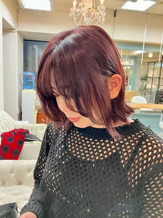 ミディアム igrek bis所属・似合わせ×透明感 カラー🤍MAOのヘアスタイル