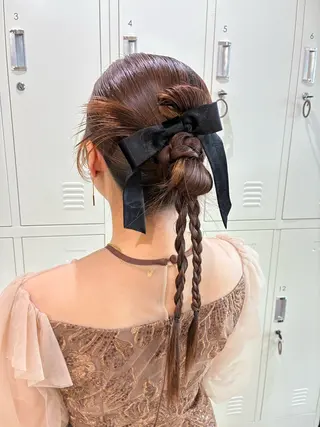 ロング アレンジ/縮毛矯正 FACE。ゆのんのヘアスタイル