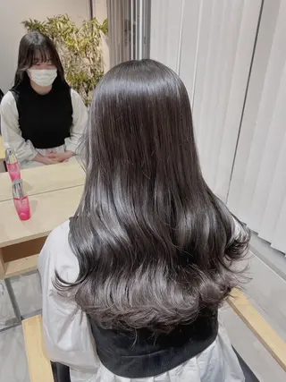ロング カラー ゆるふわ透明感カラー 🎀ほの/表参道のヘアスタイル