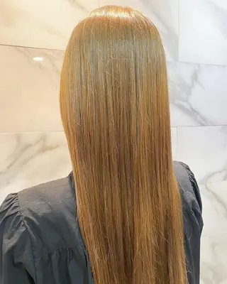 ロング カラー グレージュ/透明感/ 韓国ヘア/RISAのヘアスタイル