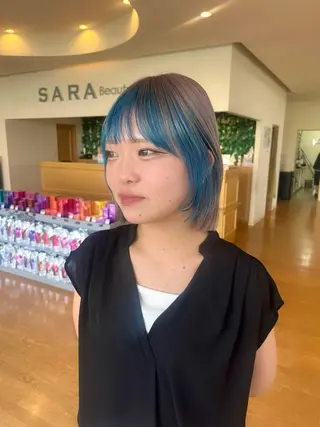 カラー 梶原 美保のヘアスタイル