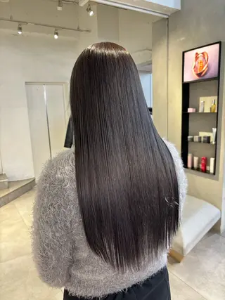 ロング カラー メンズパーマ/ メッシュ📍ﾕﾘのヘアスタイル