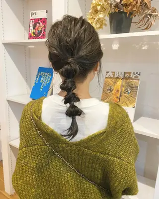 セミロング 小玉 杏華のヘアスタイル