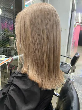 セミロング カラー ヘアアレンジ 🐺ウルフの神🐺 /カラー/けいすけのヘアスタイル