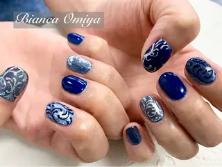ネイル ネイルサロンビアンカ 大宮店長 モリサワのネイルデザイン