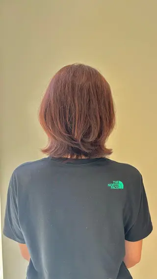 ミディアム 岩澤 帆空斗のヘアスタイル