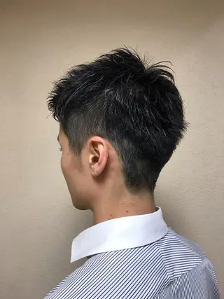 メンズ 透明感カラー・ 髪質改善🩵イケダのヘアスタイル