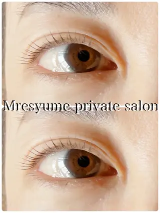 マツエク・マツパ Mresyume MAYUのマツエク・マツパデザイン