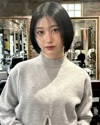 ショート nicoTOKYO 原宿所属・センターパート /メンズ/海野颯生のヘアスタイル